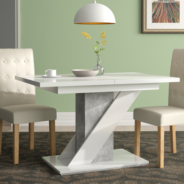 Zipcode Design Aleksandra Extendable Pedestal Dining Table & Reviews
